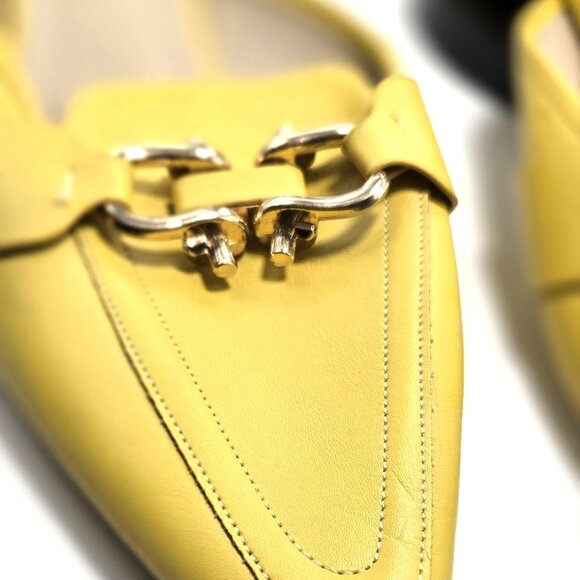 Women's Goldenrod Slip-On Loafer Mules Size 10.5 EU 41 - Picture 4 of 6